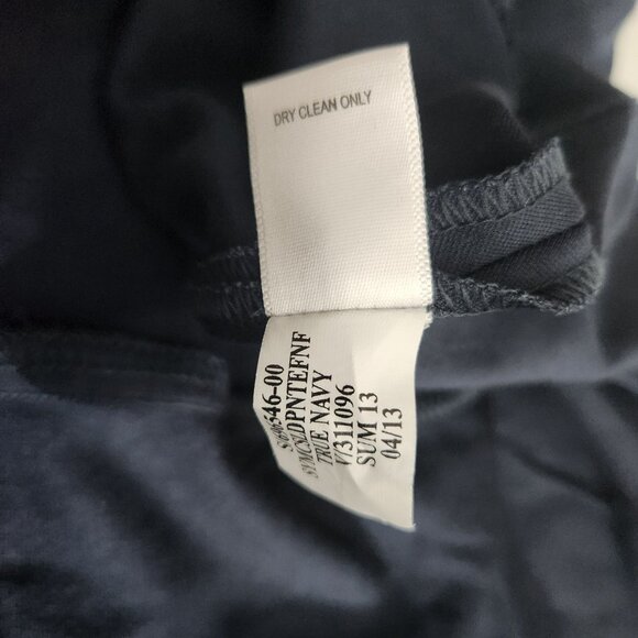 Navy Dress Womens  Zip Sleeveless Fit & Flare Square Neckline - Picture 9 of 11